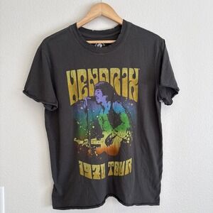 Jimi Hendrix band tee XL 1970 tour graphic t shirt rainbow thrashed 2020 remake